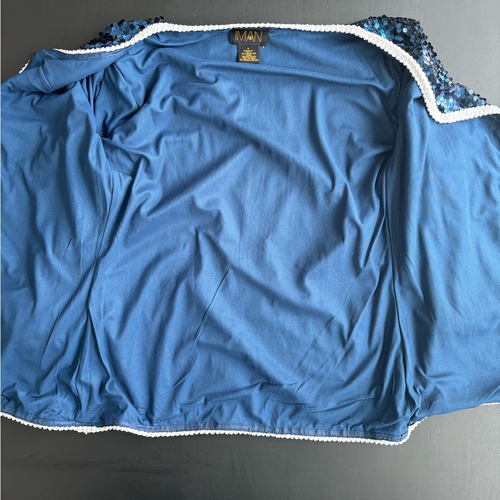 Iman Sequence Blue Jacket. Size S. Lightweight. I… - image 5